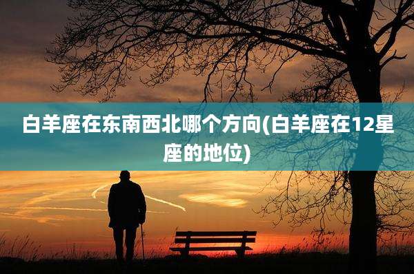 白羊座在东南西北哪个方向(白羊座在12星座的地位)