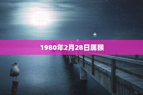 1980年2月28日属猴