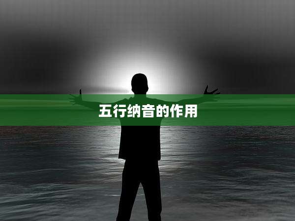 五行纳音的作用