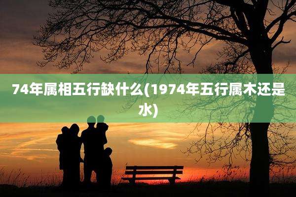 74年属相五行缺什么(1974年五行属木还是水)