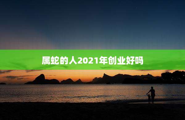 属蛇的人2021年创业好吗