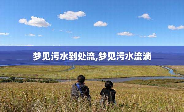 梦见污水到处流,梦见污水流淌