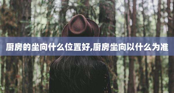 厨房的坐向什么位置好,厨房坐向以什么为准