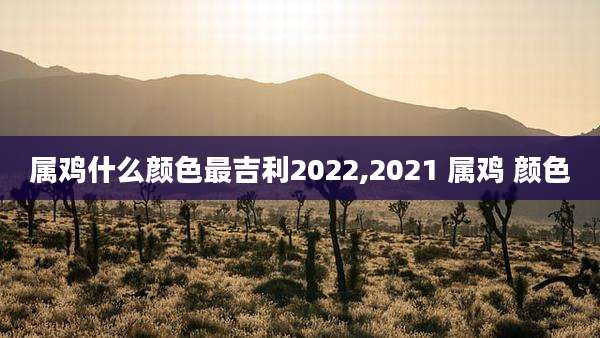 属鸡什么颜色最吉利2022,2021 属鸡 颜色