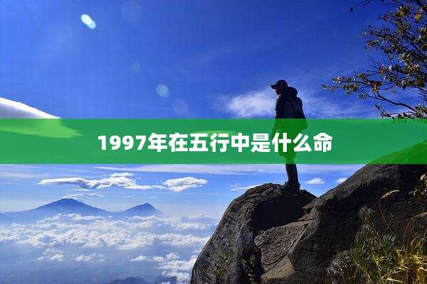 1997年在五行中是什么命