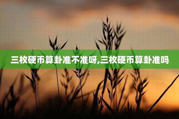 三枚硬币算卦准不准呀,三枚硬币算卦准吗