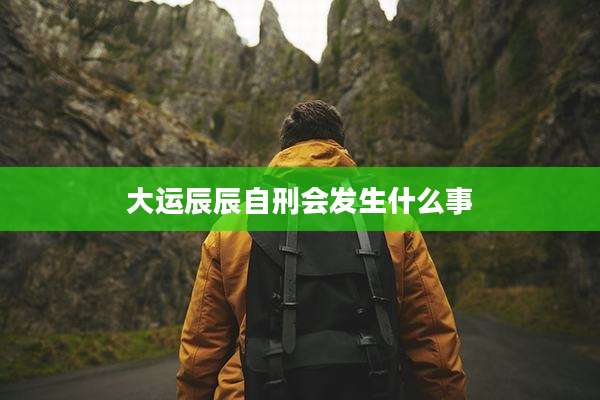 大运辰辰自刑会发生什么事