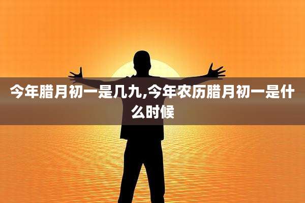 今年腊月初一是几九,今年农历腊月初一是什么时候