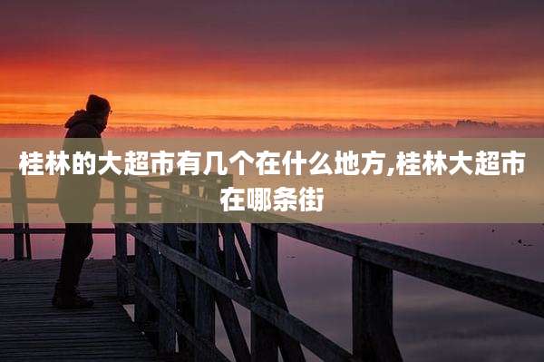 桂林的大超市有几个在什么地方,桂林大超市在哪条街