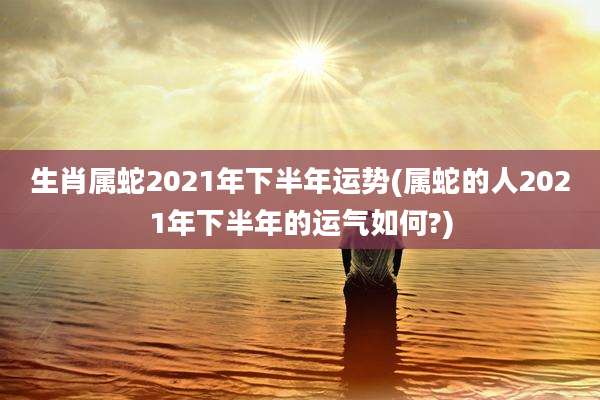 生肖属蛇2021年下半年运势(属蛇的人2021年下半年的运气如何?)