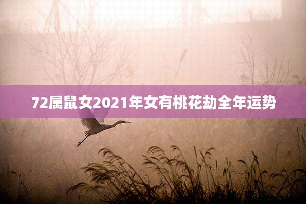 72属鼠女2021年女有桃花劫全年运势