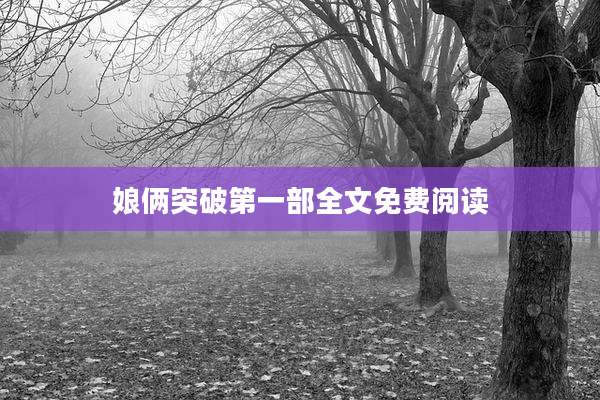 娘俩突破第一部全文免费阅读