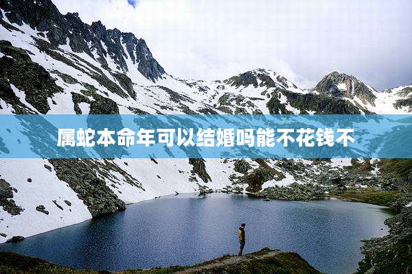 属蛇本命年可以结婚吗能不花钱不