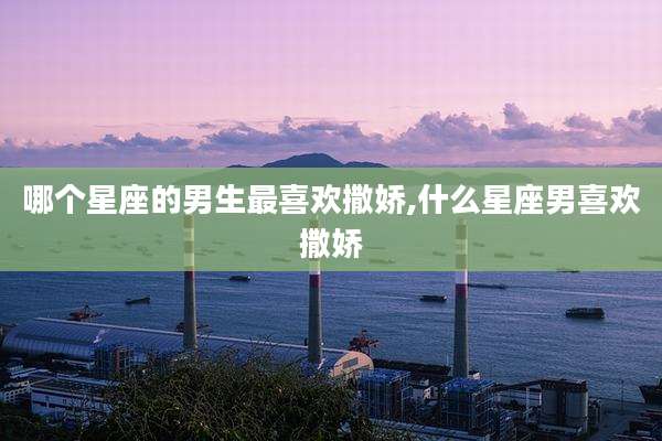哪个星座的男生最喜欢撒娇,什么星座男喜欢撒娇