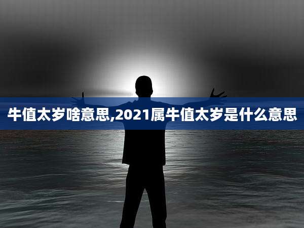 牛值太岁啥意思,2021属牛值太岁是什么意思