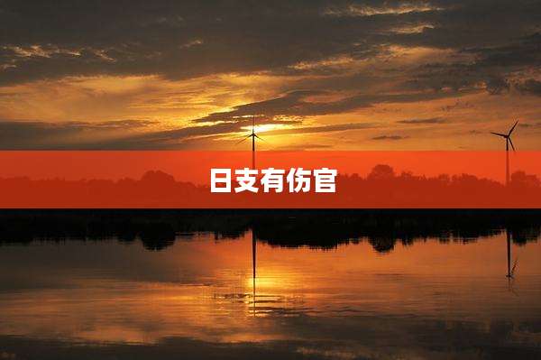 日支有伤官