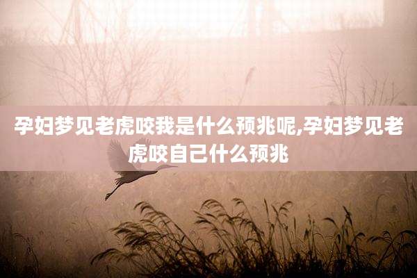 孕妇梦见老虎咬我是什么预兆呢,孕妇梦见老虎咬自己什么预兆