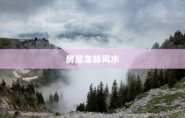 房屋龙脉风水