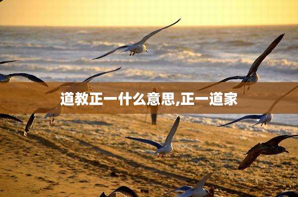 道教正一什么意思,正一道家