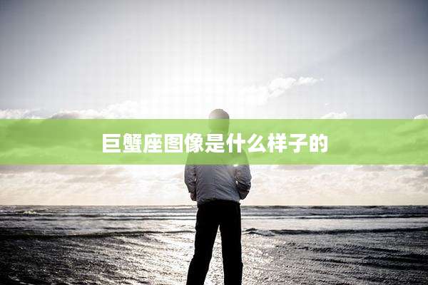 巨蟹座图像是什么样子的