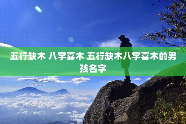 五行缺木 八字喜木 五行缺木八字喜木的男孩名字