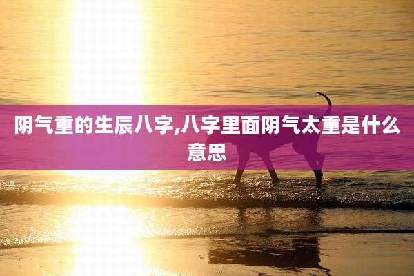 阴气重的生辰八字,八字里面阴气太重是什么意思