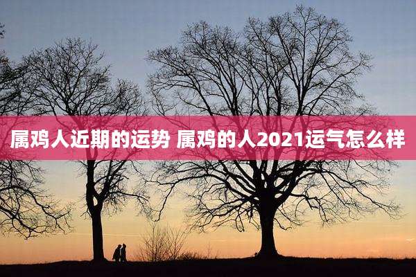 属鸡人近期的运势 属鸡的人2021运气怎么样