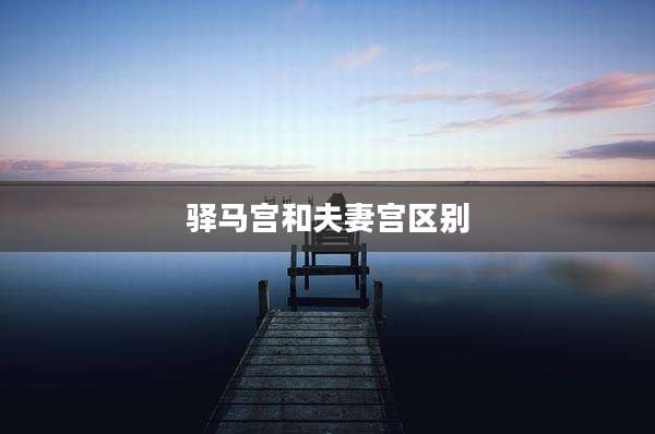 驿马宫和夫妻宫区别