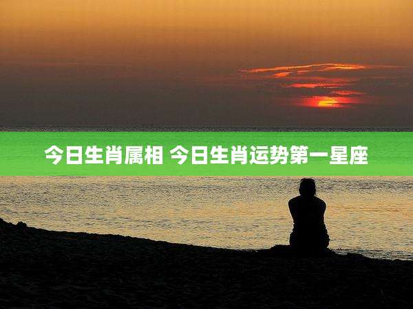 今日生肖属相 今日生肖运势第一星座