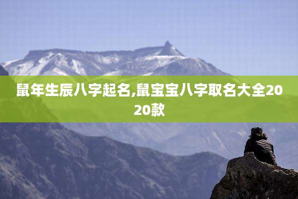 鼠年生辰八字起名,鼠宝宝八字取名大全2020款
