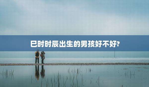 巳时时辰出生的男孩好不好?