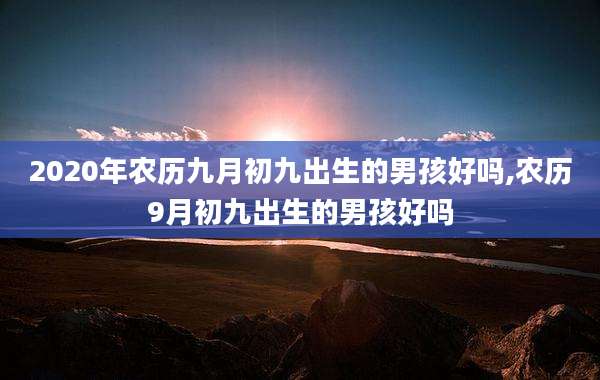 2020年农历九月初九出生的男孩好吗,农历9月初九出生的男孩好吗