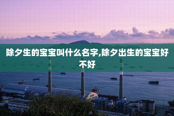 除夕生的宝宝叫什么名字,除夕出生的宝宝好不好