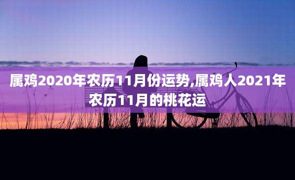 属鸡2020年农历11月份运势,属鸡人2021年农历11月的桃花运
