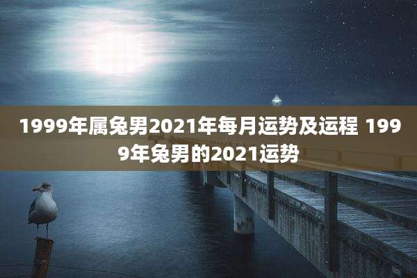 1999年属兔男2021年每月运势及运程 1999年兔男的2021运势