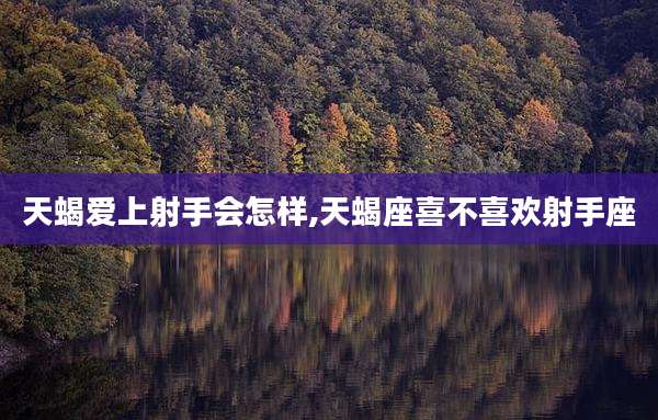 天蝎爱上射手会怎样,天蝎座喜不喜欢射手座