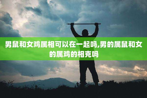 男鼠和女鸡属相可以在一起吗,男的属鼠和女的属鸡的相克吗