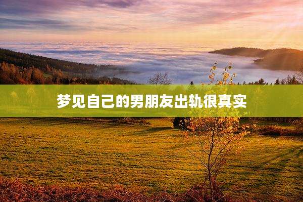 梦见自己的男朋友出轨很真实