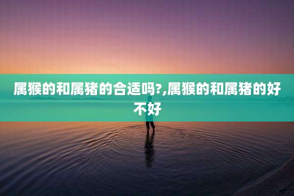 属猴的和属猪的合适吗?,属猴的和属猪的好不好