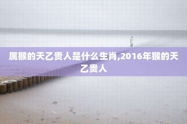 属猴的天乙贵人是什么生肖,2016年猴的天乙贵人