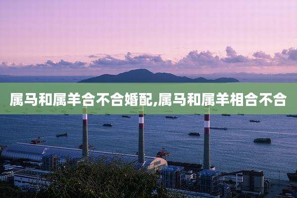属马和属羊合不合婚配,属马和属羊相合不合