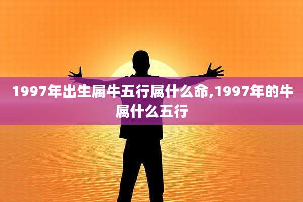 1997年出生属牛五行属什么命,1997年的牛属什么五行