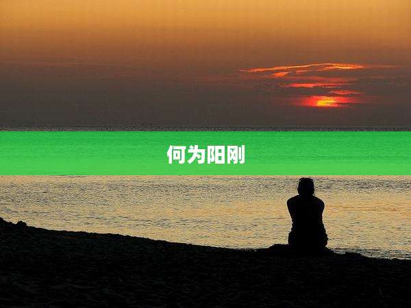 何为阳刚