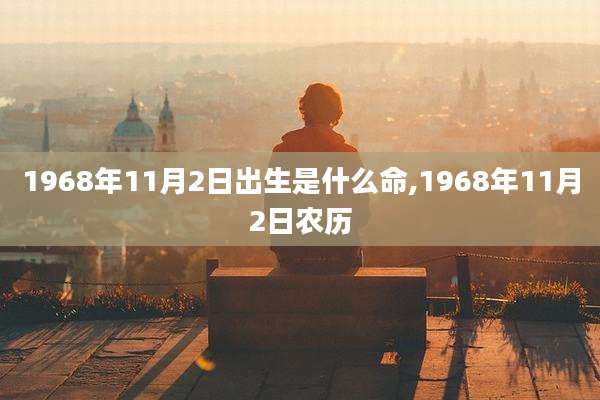 1968年11月2日出生是什么命,1968年11月2日农历