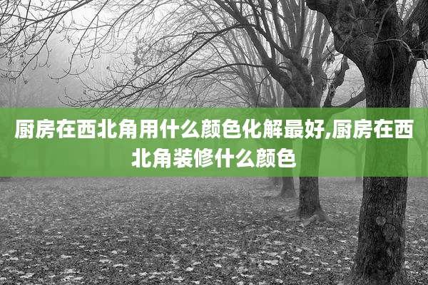 厨房在西北角用什么颜色化解最好,厨房在西北角装修什么颜色
