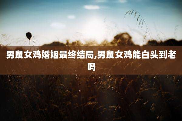 男鼠女鸡婚姻最终结局,男鼠女鸡能白头到老吗