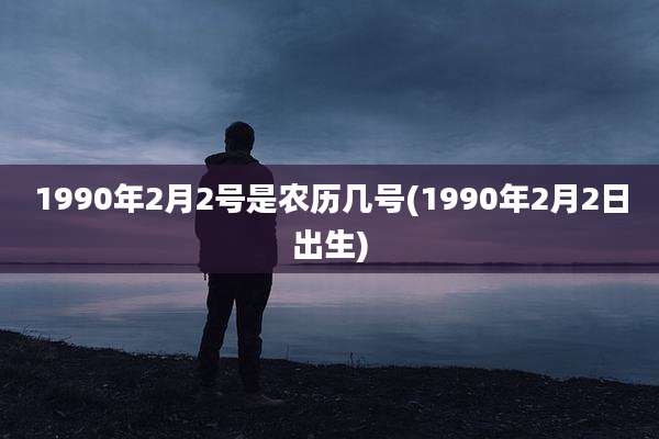 1990年2月2号是农历几号(1990年2月2日出生)