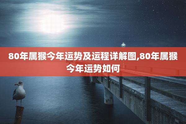 80年属猴今年运势及运程详解图,80年属猴今年运势如何