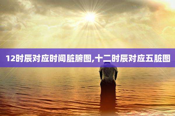 12时辰对应时间脏腑图,十二时辰对应五脏图