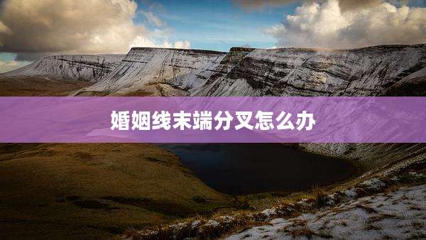 婚姻线末端分叉怎么办